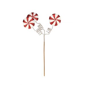 Candyland Glitter Candy Tube 62cm Red / White 
