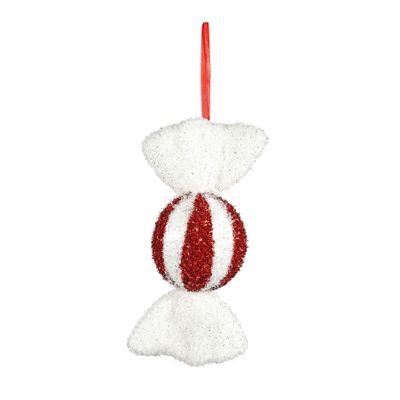 Candyland  Sweet Decoration 25cm  Red/White 