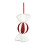 Candyland  Sweet Decoration 25cm  Red/White 