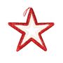 Candyland Star hanging decoration 36cm Red/White