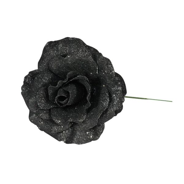 Glitter Rose Black 