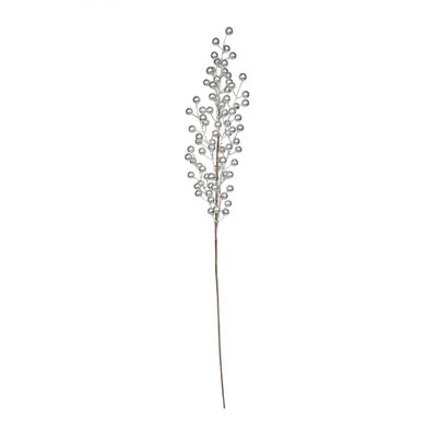 Berry Stem Silver 75cm