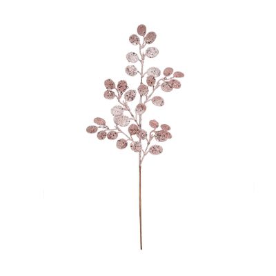 Glitter Eucalyptus stem Pink 