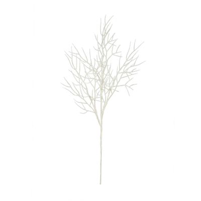 Glitter twig stem White