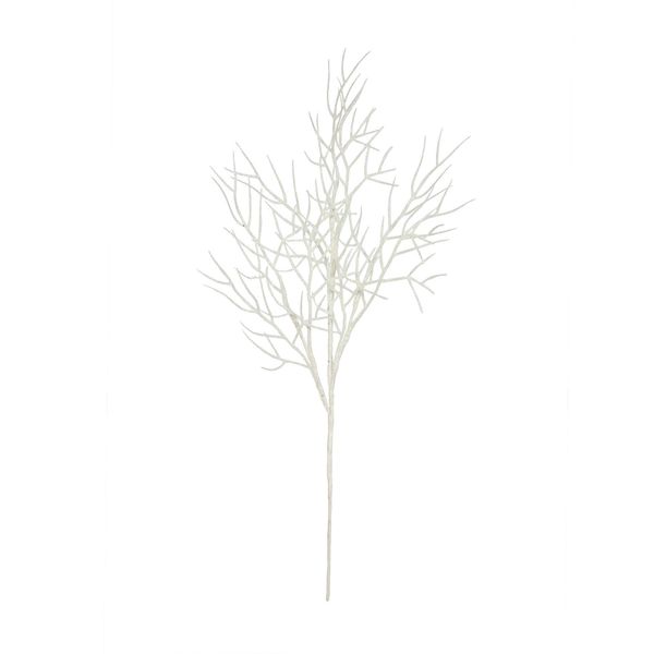 Glitter twig stem White