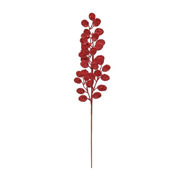 Glitter Eucalyptus stem Red