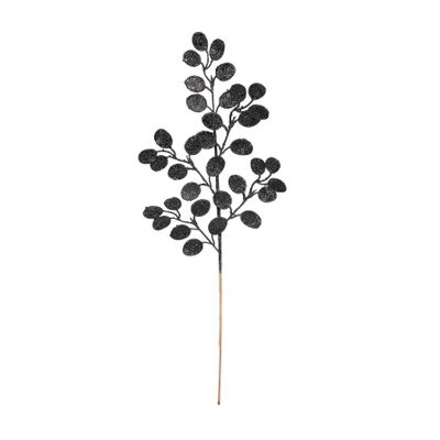 Glitter Eucalyptus stem Black 