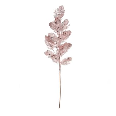 Glitter Feather spray  Pink