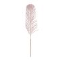 Glitter Feather Stem  Pink