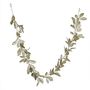 Gold Glitter Leaf Garland  L 173cm