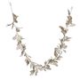 Champagne Glitter Leaf Garland  L 173cm