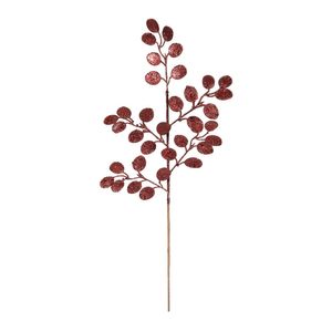 Glitter Eucalyptus stem Burgundy