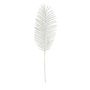 Glitter Palm Leaf White