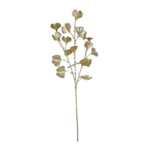 Ginkgo Glitter Stem Gold