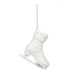 White Ice Skate Hanging Decoration