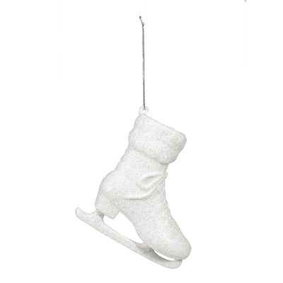 White Ice Skate Hanging Decoration