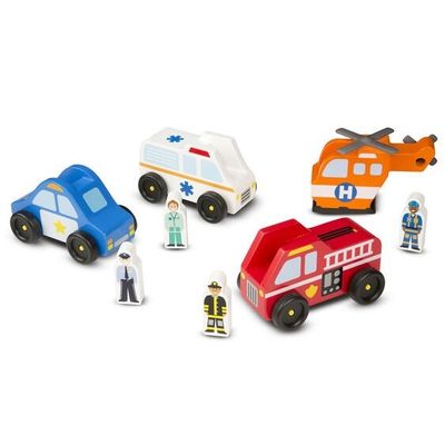 Emergency vehicle set