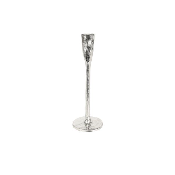 Covent Garden Organic Candle Stick Raw Silver H20cm