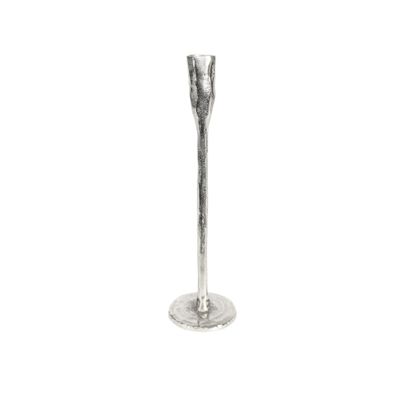 Covent Garden Organic Candle Stick Raw Silver H32cm