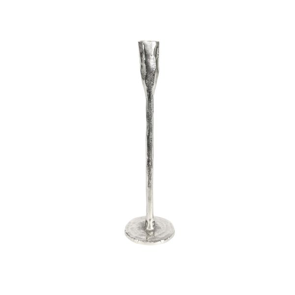 Covent Garden Organic Candle Stick Raw Silver H32cm