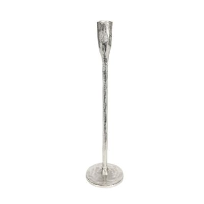 Covent Garden Organic Candle Stick Raw Silver H26cm