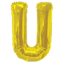 Letter Balloon - U - Gold (34 inch)