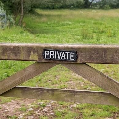 Private Sign