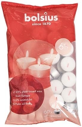 Bolsius Sustainable Tea Lights 6 hr Bag  60