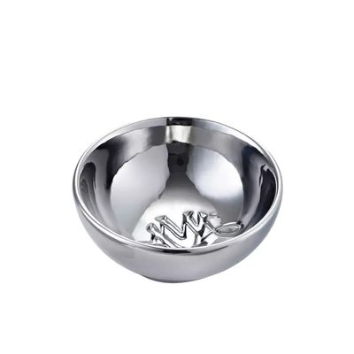 Chrome 7.7cm Burner Bowl in FSC Box - FSC Mix Credit