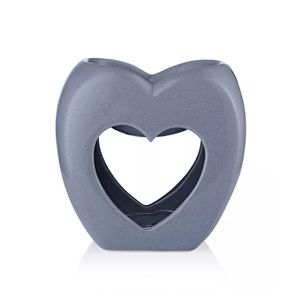 Grey Heart Shaped Burner in FSC Box - FSC Mix Credit