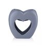 Grey Heart Shaped Burner in FSC Box - FSC Mix Credit