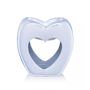 Pearlised White Heart Shaped Burner in FSC Box - FSC Mix Credit