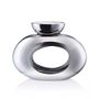 Chrome Oval Burner with 7.7cm Burner Bowl in FSC Box - FSC Mix Credit