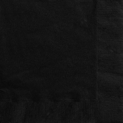 Black Party Napkins