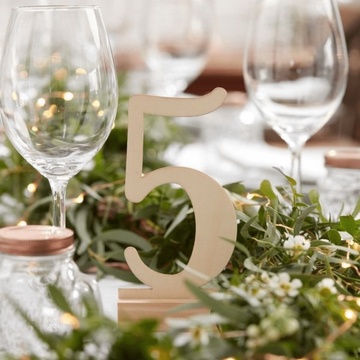 Wedding Table Numbers Cat