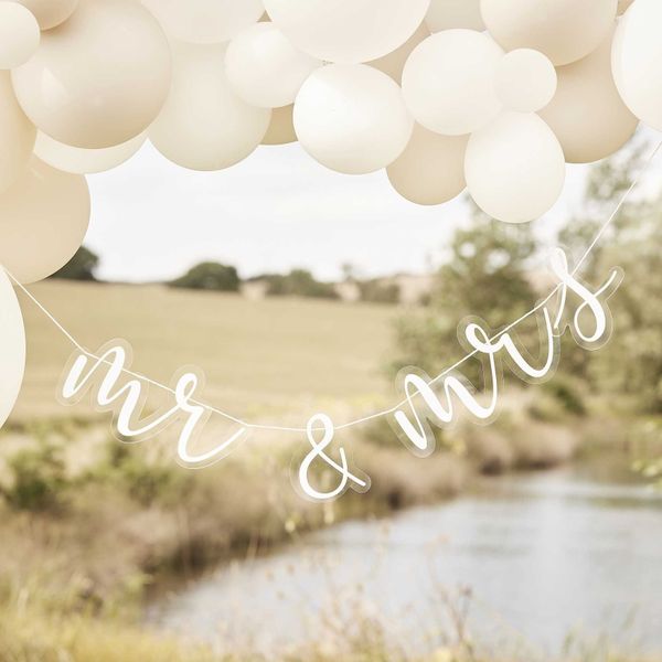 Mr & Mrs Acrylic Wedding Bunting