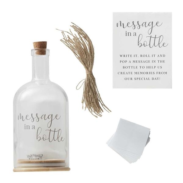 Message in a Bottle Wedding Guest Book Alternative