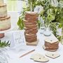 Wooden Stacking Heart Wedding Guest Book Alternative