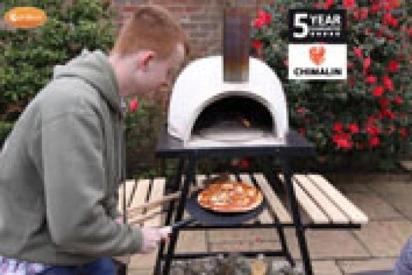 Pizzaro Chimalin AFC pizza oven in natural clay