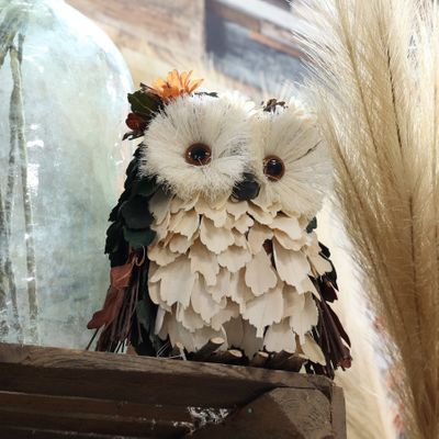 Owl  15x13x18cm