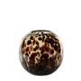 Arabella Bubble Vase Mottled Brown  H15x17.5cm