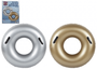 Metallic swim ring 