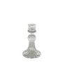 Juliet Candlestick -Clear Glass H13cm