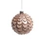 100mm Layered Pattern Ball Champagne