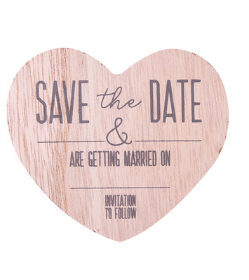 Wooden Save the Dates 