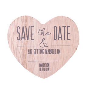 Wooden Save the Dates 