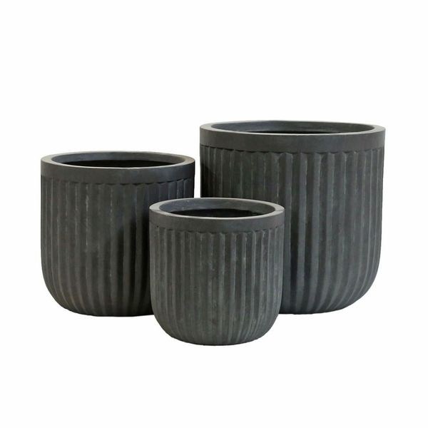 Hortus Corrugated Planter x3