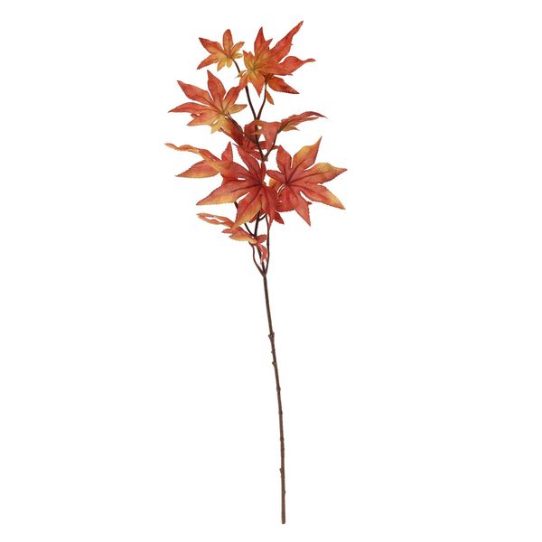 Glamis Maple leaf spray 64cm Dk Orange (12/288)