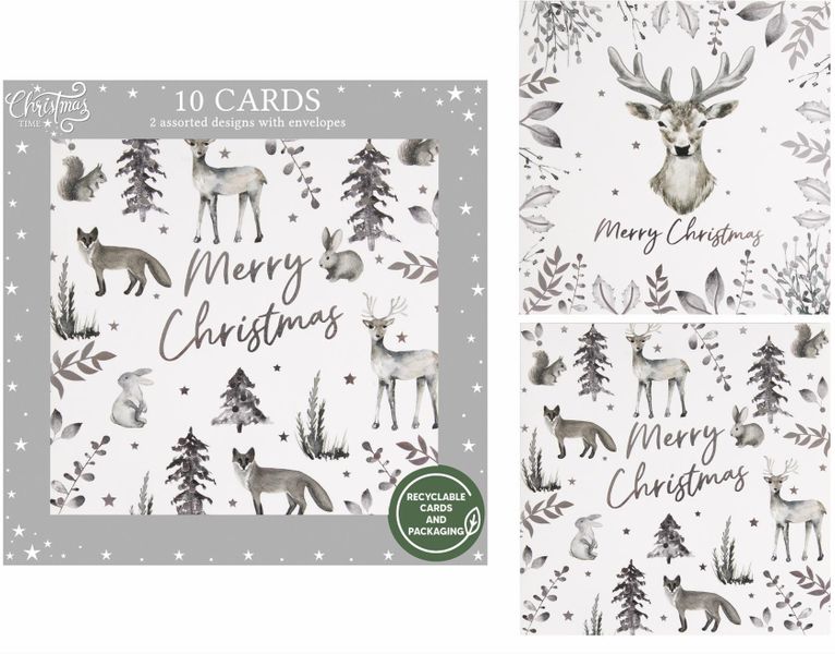 Deer Christmas Cards 