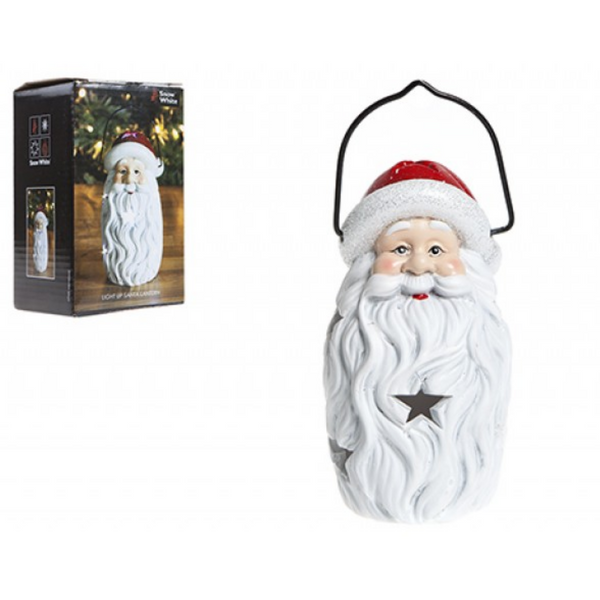 Light Up Santa Decoration (13.5cm)